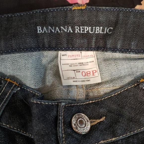 Vintage Banana Republic Petite Stretch Dark Jeans - Picture 4 of 5